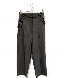 AKTE（アクテ）の古着「ストラップワイドパンツ123308020」｜グレー