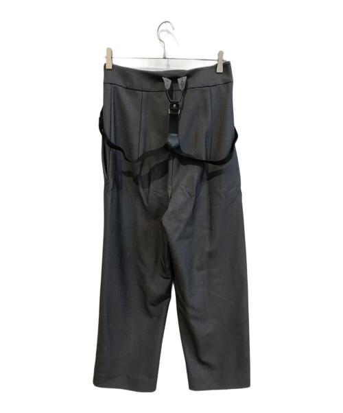 AKTE（アクテ）AKTE (アクテ) ストラップワイドパンツ123308020 グレー サイズ:Sの古着・服飾アイテム