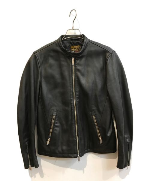 417 by EDIFICE（417 バイ エディフィス）417 by EDIFICE (417 バイ エディフィス) シングルライダースジャケット ブラック サイズ:Lの古着・服飾アイテム