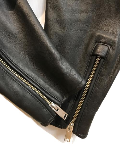 417 by EDIFICE（417 バイ エディフィス）417 by EDIFICE (417 バイ エディフィス) シングルライダースジャケット ブラック サイズ:Lの古着・服飾アイテム