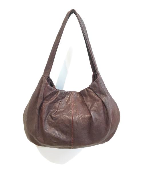 GAP（ギャップ）GAP (ギャップ) レザーショルダーバッグ ブラウンの古着・服飾アイテム