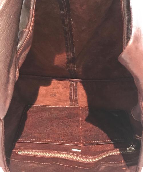 GAP（ギャップ）GAP (ギャップ) レザーショルダーバッグ ブラウンの古着・服飾アイテム