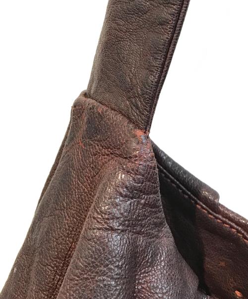 GAP（ギャップ）GAP (ギャップ) レザーショルダーバッグ ブラウンの古着・服飾アイテム