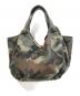 tutumu (ツツム) カモフラージュ柄バルーントートバッグ グリーン：3000円
