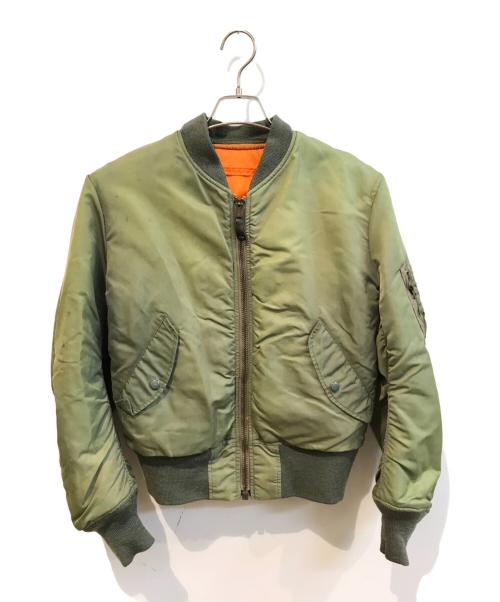 THE REAL McCOY'S（ザ・リアルマッコイズ）THE REAL McCOY'S (ザ・リアルマッコイズ) フライトジャケット オリーブ サイズ:XSの古着・服飾アイテム