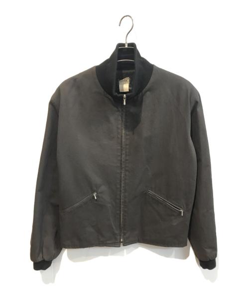 agnes b homme（アニエスベーオム）agnes b homme (アニエスベーオム) 90’Sコットンジップジャケット ブラウン サイズ:Sの古着・服飾アイテム