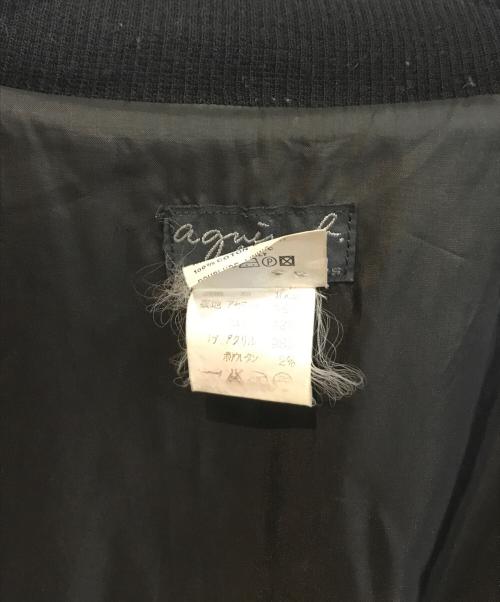 agnes b homme（アニエスベーオム）agnes b homme (アニエスベーオム) 90’Sコットンジップジャケット ブラウン サイズ:Sの古着・服飾アイテム