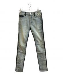 mnml（ミニマル）の古着「X158 STRETCH DENIM」｜ブルー×ブラック