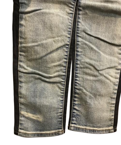 mnml（ミニマル）mnml (ミニマル) X158 STRETCH DENIM ブルー×ブラック サイズ:Ｗ30 未使用品の古着・服飾アイテム