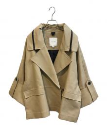 FORFORMO（フォルフォルモ）の古着「Deformation Wide Trench Coat」｜ベージュ