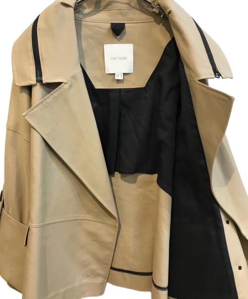 FORFORMO（フォルフォルモ）forformo (フォルフォルモ) Deformation Wide Trench Coat ベージュ サイズ:freeの古着・服飾アイテム