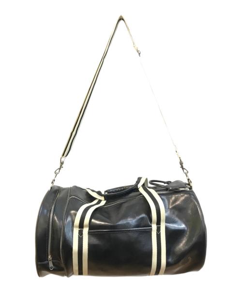 FRED PERRY（フレッドペリー）FRED PERRY (フレッドペリー) バレルバッグ ブラックの古着・服飾アイテム