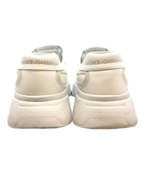 DOLCE & GABBANA（ドルチェ＆ガッバーナ）DOLCE & GABBANA (ドルチェ＆ガッバーナ) プラットフォームスニーカー ホワイト サイズ:27の古着・服飾アイテム