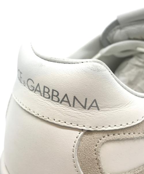 DOLCE & GABBANA（ドルチェ＆ガッバーナ）DOLCE & GABBANA (ドルチェ＆ガッバーナ) プラットフォームスニーカー ホワイト サイズ:27の古着・服飾アイテム