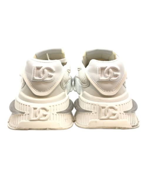 DOLCE & GABBANA（ドルチェ＆ガッバーナ）DOLCE & GABBANA (ドルチェ＆ガッバーナ) ローカットスニーカー ホワイト サイズ:26.5の古着・服飾アイテム