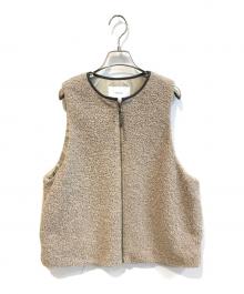 FRAMeWORK（フレームワーク）の古着「ボアベスト」｜ベージュ