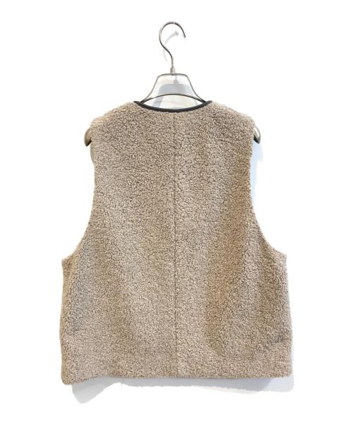 FRAMeWORK（フレームワーク）FRAMeWORK (フレームワーク) ボアベスト ベージュ サイズ:FREE 未使用品の古着・服飾アイテム