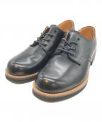 locking shoes by footmonkeyロッキングシューズバイフットモンキー）の古着「PLAIN TOE OXFORD」｜ブラック