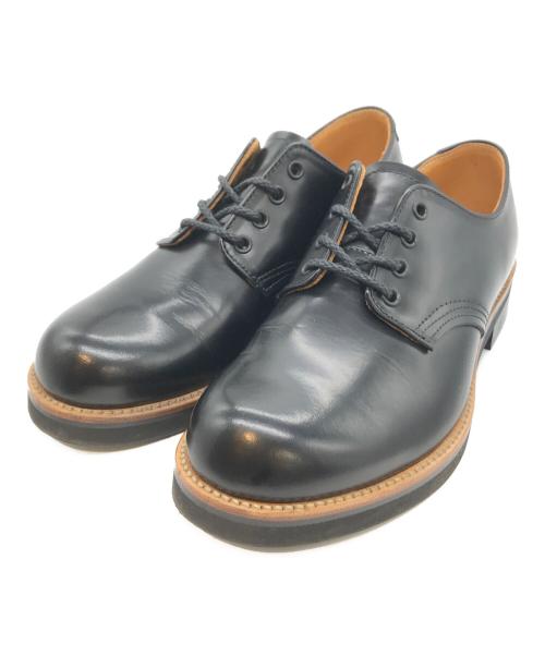 locking shoes by footmonkey（ロッキングシューズバイフットモンキー）Locking Shoes by FootMonkey (ロッキングシューズバイフットモンキー) PLAIN TOE OXFORD ブラック サイズ:61/2の古着・服飾アイテム