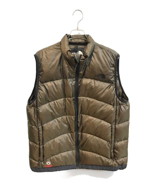 THE NORTH FACE（ザ ノース フェイス）THE NORTH FACE (ザ ノース フェイス) アコンカグアダウンベスト ND13300 ブラウン サイズ:XXLの古着・服飾アイテム