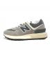 NEW BALANCE (ニューバランス) ローカットスニーカー グレー サイズ:24：7000円