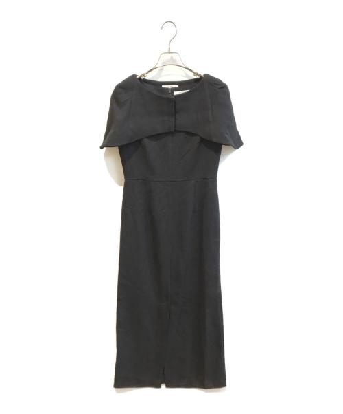 Snidel（スナイデル）Snidel (スナイデル) ケープセットタイトドレス　SWFO234145 ブラック サイズ:Ｍ 未使用品の古着・服飾アイテム