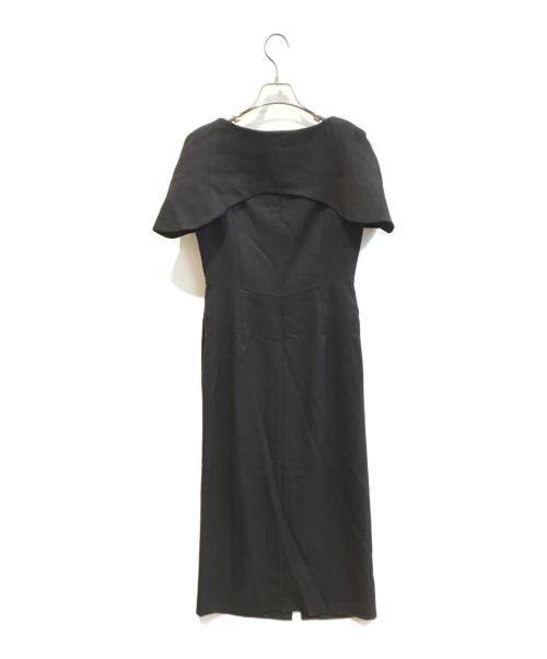 Snidel（スナイデル）Snidel (スナイデル) ケープセットタイトドレス　SWFO234145 ブラック サイズ:Ｍ 未使用品の古着・服飾アイテム