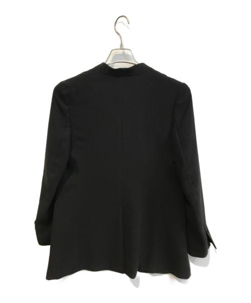 theory luxe（セオリーリュクス）theory luxe (セオリーリュクス) DOUBLE.WEFT ノーカラージャケット　03-9204120-050-038 ブラック サイズ:38の古着・服飾アイテム