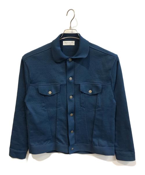 TOMORROW LAND（トゥモローランド）TOMORROW LAND (トゥモローランド) ポリエステルミラノリブニットGジャン 63-02-24-02006 ブルー サイズ:Mの古着・服飾アイテム