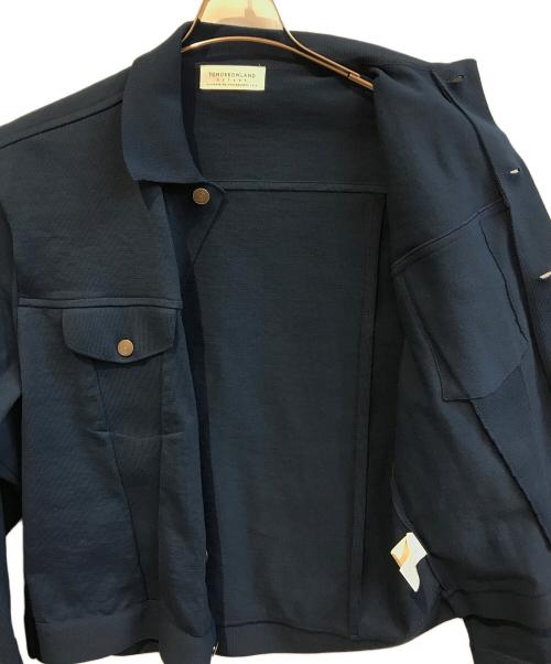 TOMORROW LAND（トゥモローランド）TOMORROW LAND (トゥモローランド) ポリエステルミラノリブニットGジャン 63-02-24-02006 ブルー サイズ:Mの古着・服飾アイテム