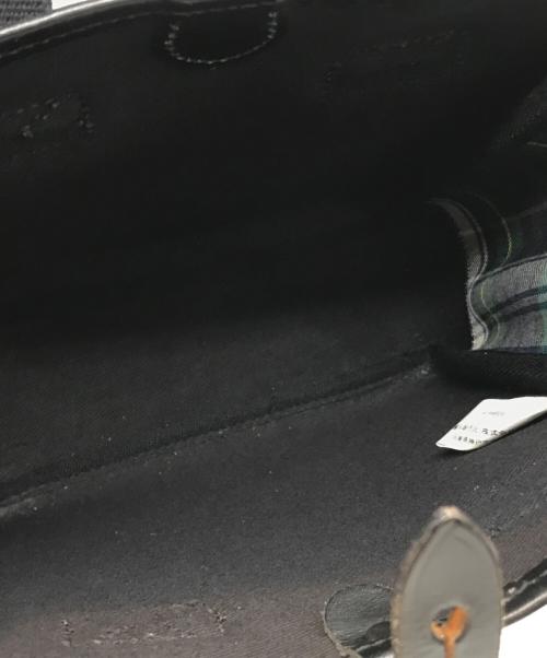 brady（ブレディ）Brady (ブレディ) チェック柄ハンドバッグ グリーンの古着・服飾アイテム