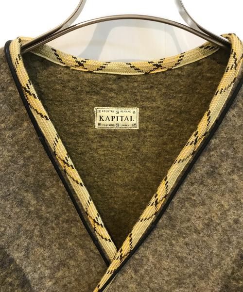 KAPITAL（キャピタル）KAPITAL (キャピタル) ポンチョ　K1912LJ173 ブラウン サイズ:Ｆの古着・服飾アイテム