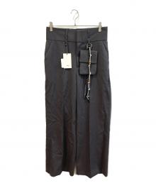 kooi（コーイ）の古着「CHAMBRAY DOUBLE WAIST PANTS　24KO-AW22」｜グレー