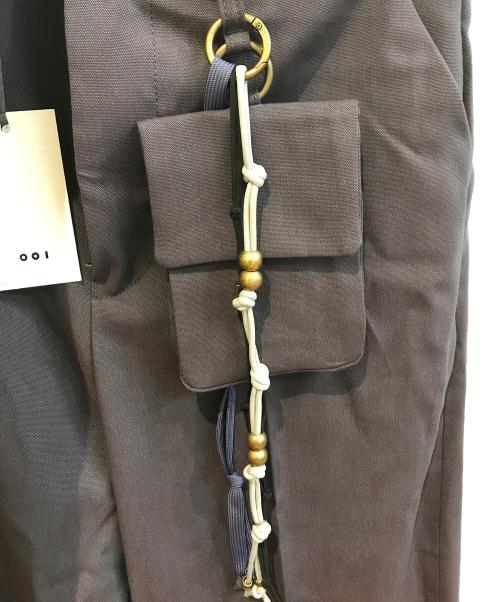 kooi（コーイ）KOOI (コーイ) CHAMBRAY DOUBLE WAIST PANTS　24KO-AW22 グレー サイズ:2の古着・服飾アイテム