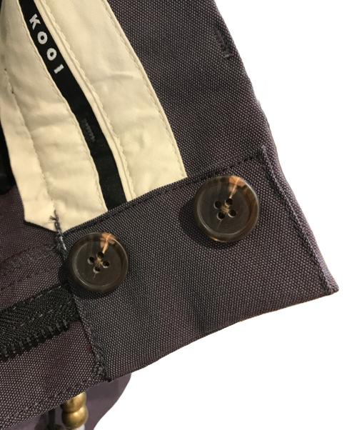 kooi（コーイ）KOOI (コーイ) CHAMBRAY DOUBLE WAIST PANTS　24KO-AW22 グレー サイズ:2の古着・服飾アイテム