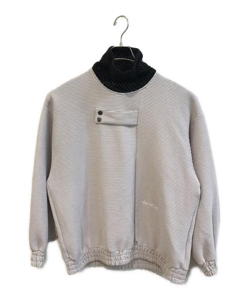 SHAREEF（シャリーフ）SHAREEF (シャリーフ) RIPPLE JQ MESH HIGH NECK P/O　23715057 グレー サイズ:1の古着・服飾アイテム