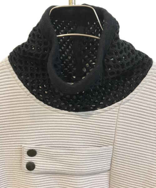 SHAREEF（シャリーフ）SHAREEF (シャリーフ) RIPPLE JQ MESH HIGH NECK P/O　23715057 グレー サイズ:1の古着・服飾アイテム