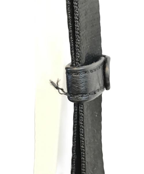 NO ID.（ノーアイディー）NO ID. (ノーアイディー) シンセティックレザーガマ口BAG ブラックの古着・服飾アイテム