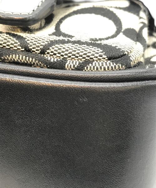 COACH（コーチ）COACH (コーチ) ショルダーバッグ　6844 ブラック×グレーの古着・服飾アイテム