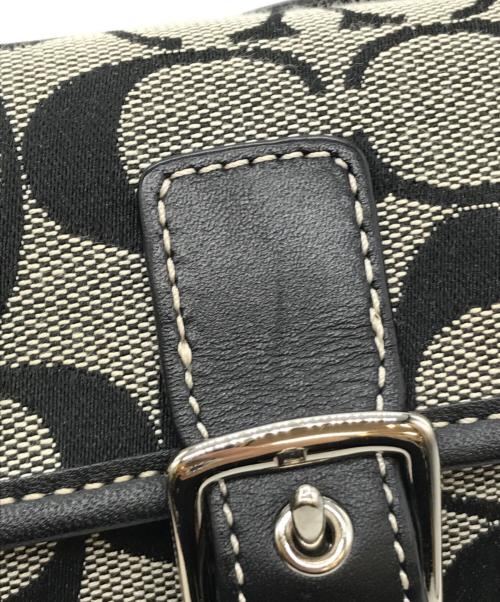 COACH（コーチ）COACH (コーチ) ショルダーバッグ　6844 ブラック×グレーの古着・服飾アイテム