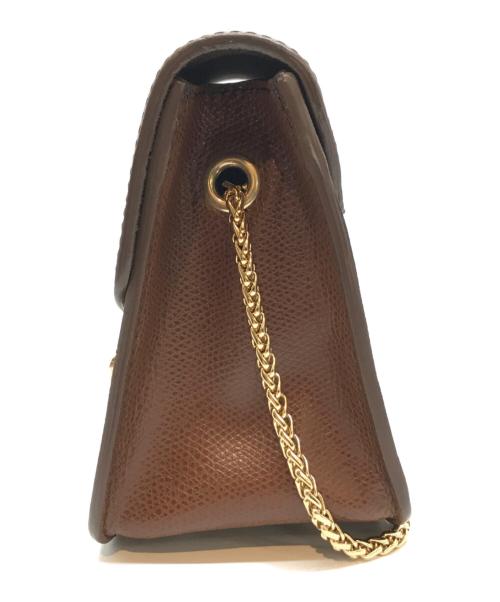 FURLA（フルラ）FURLA (フルラ) メトロポリスチェーンショルダーバッグ ブラウンの古着・服飾アイテム