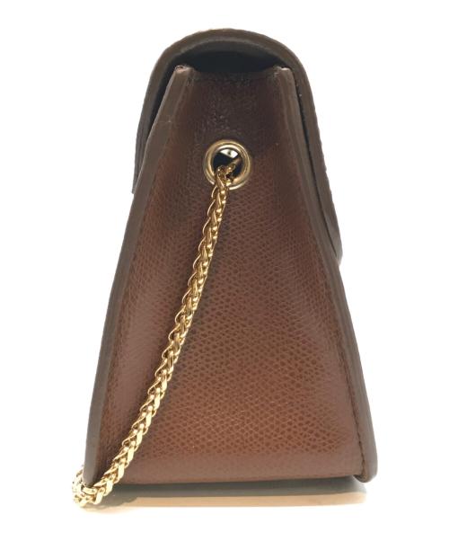 FURLA（フルラ）FURLA (フルラ) メトロポリスチェーンショルダーバッグ ブラウンの古着・服飾アイテム