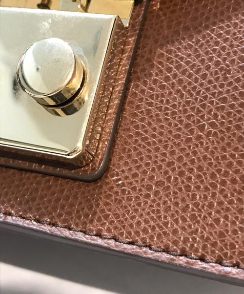 FURLA（フルラ）FURLA (フルラ) メトロポリスチェーンショルダーバッグ ブラウンの古着・服飾アイテム