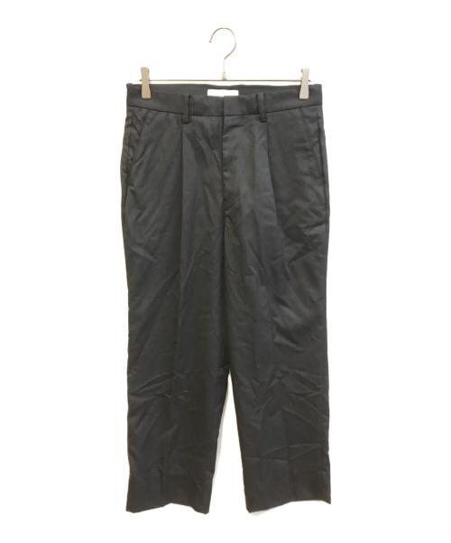 cornier（コルニエ）cornier (コルニエ) ウールスラックス ブラック サイズ:Mの古着・服飾アイテム