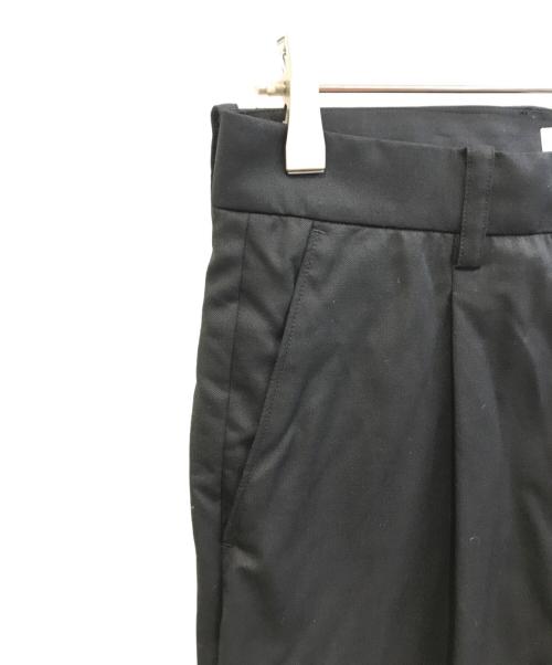 cornier（コルニエ）cornier (コルニエ) ウールスラックス ブラック サイズ:Mの古着・服飾アイテム