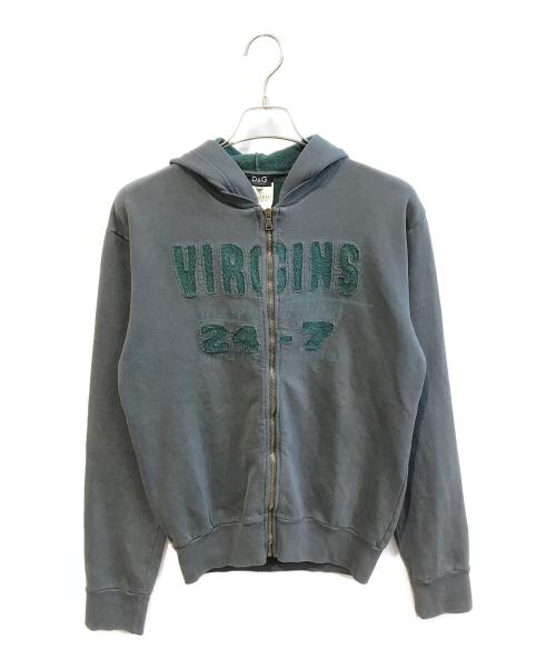 DOLCE & GABBANA（ドルチェ＆ガッバーナ）DOLCE & GABBANA (ドルチェ＆ガッバーナ) パーカー グレー サイズ:Mの古着・服飾アイテム