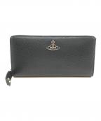 Vivienne Westwoodヴィヴィアンウエストウッド）の古着「JORDAN ZIP ROUND WALLET　51050022」｜ブラック