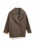 PLST（プラステ）の古着「マンテココート 12-4409004」｜ブラウン