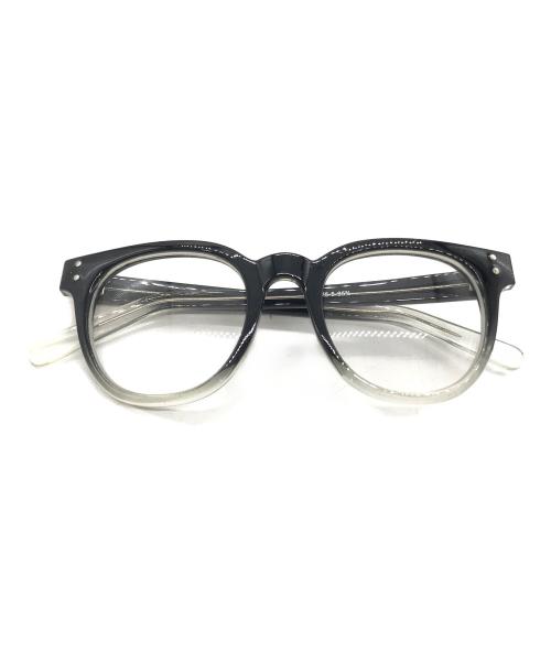 SUNKAK Type2（サンカクタイプツー）SUNKAK Type2 (サンカクタイプツー) 伊達眼鏡 ブラック×グレーの古着・服飾アイテム