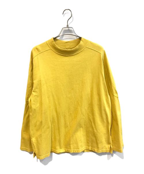 THE NORTHFACE PURPLELABEL（ザ・ノースフェイス パープルレーベル）THE NORTHFACE PURPLELABEL (ザ・ノースフェイス パープルレーベル) 8oz L/S Football Tee イエロー サイズ:Lの古着・服飾アイテム